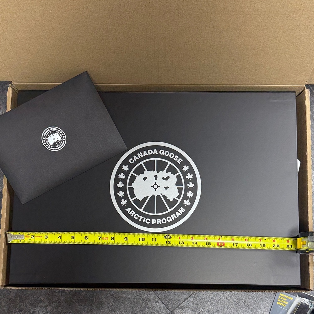Canada Goose Black Gift Box with White Logo